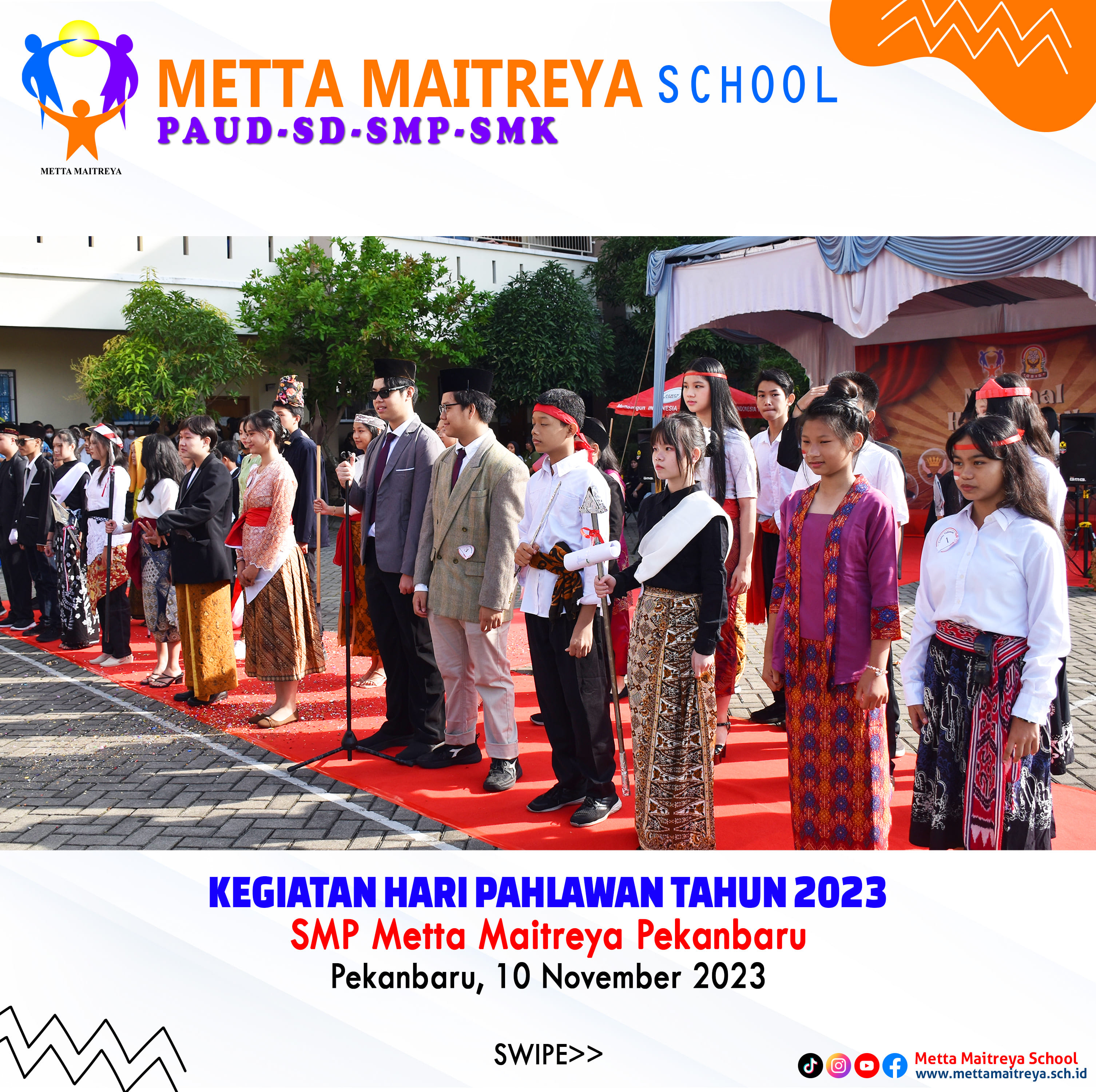 Kegiatan Hari Pahlawan Tahun 2023 | SMP METTA MAITREYA